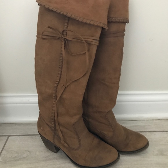 rocket dog knee high boots